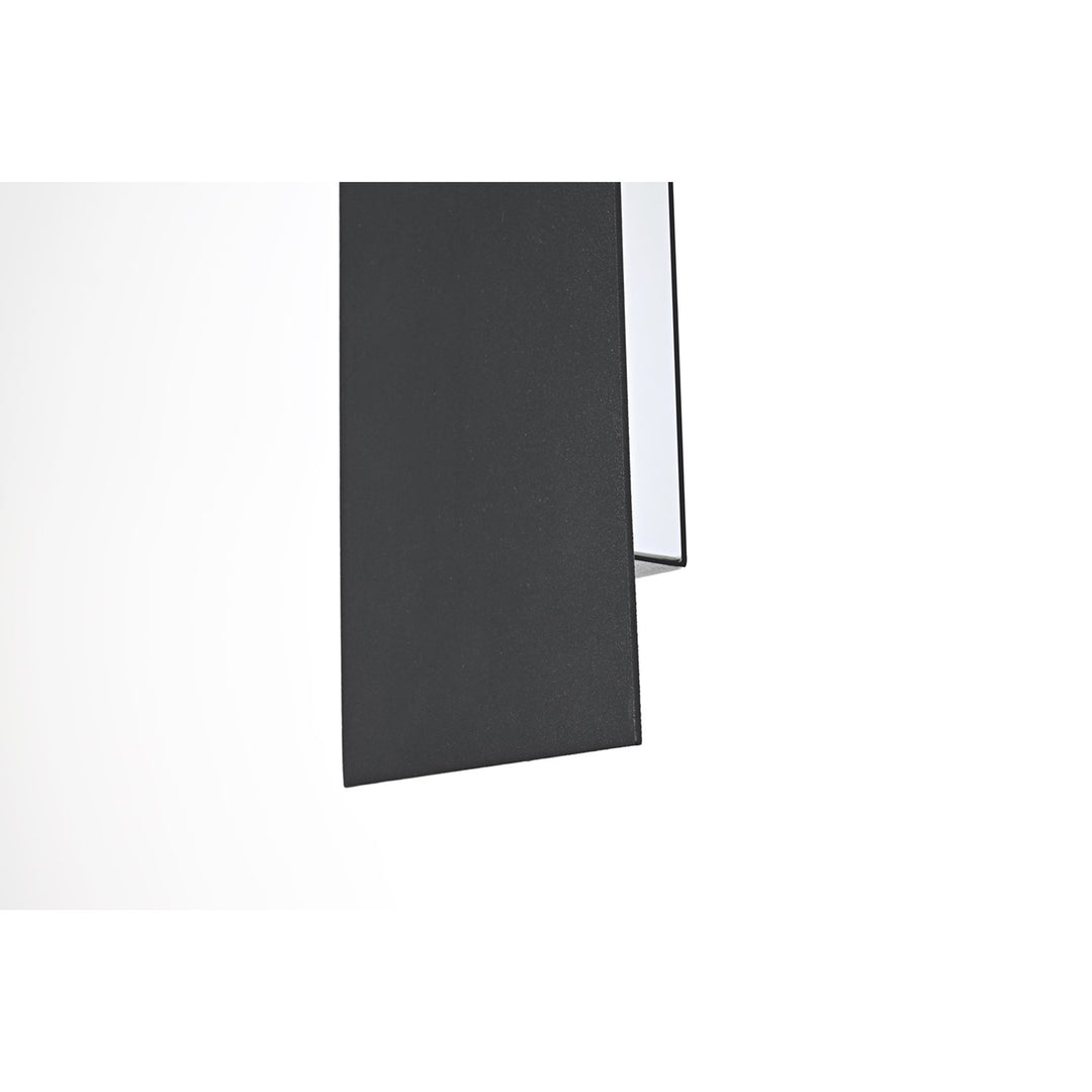 4.5 X 24 Inch Outdoor Wall Sconce In Black - View 5 - Joshua Marshal