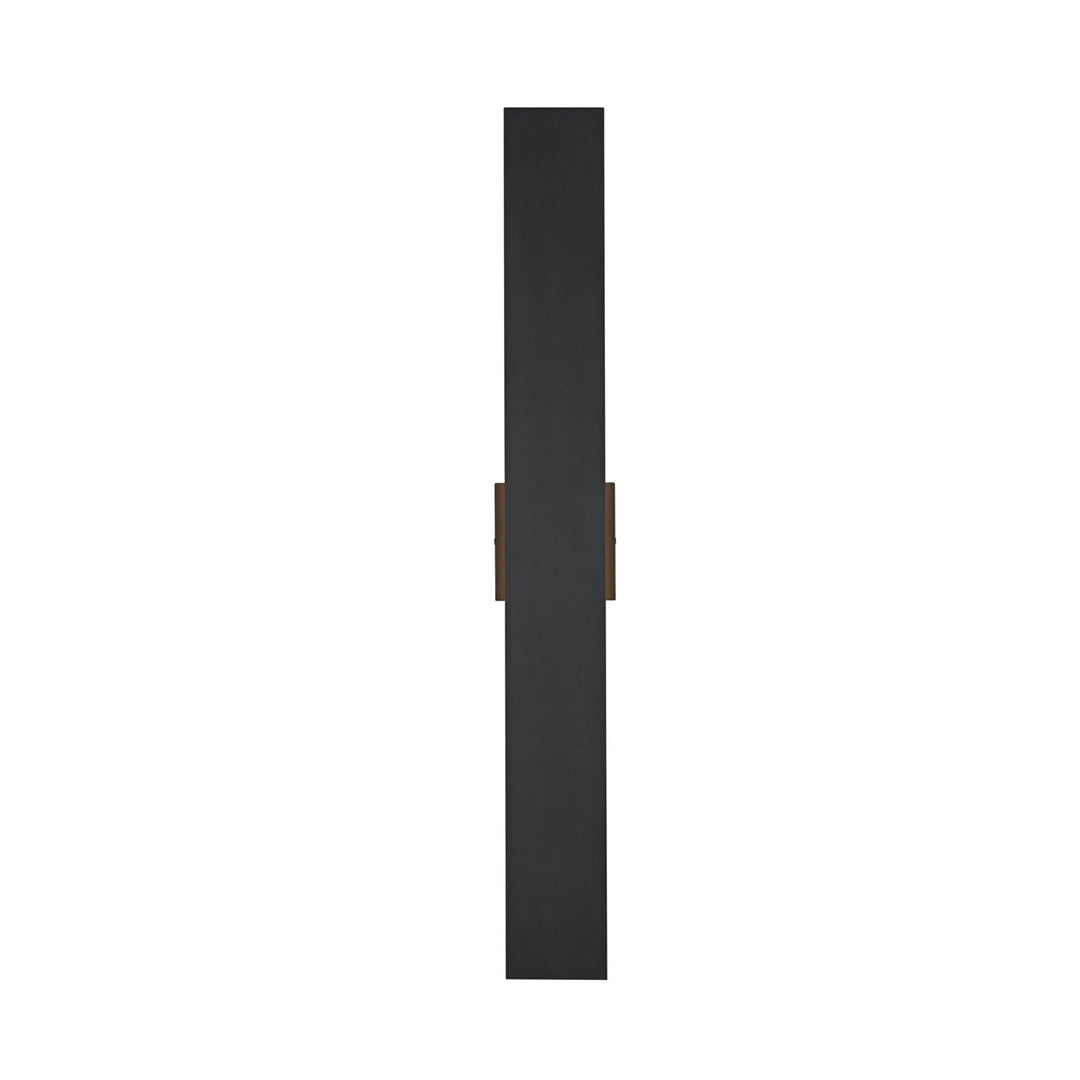 4.5 X 34 Inch Outdoor Wall Sconce In Black - View 3 - Joshua Marshal