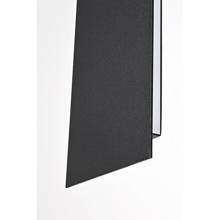 4.5 X 34 Inch Outdoor Wall Sconce In Black - View 5 - Joshua Marshal