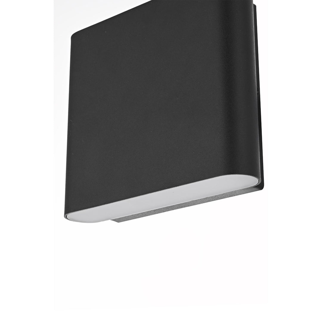 9 Inch Outdoor Wall Sconce In Black - View 5 - Joshua Marshal