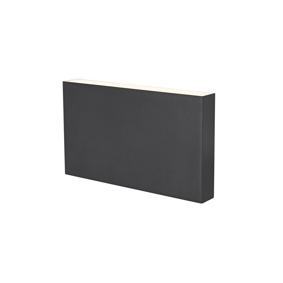 8.5 Inch Outdoor Wall Sconce In Black - View 3 - Joshua Marshal
