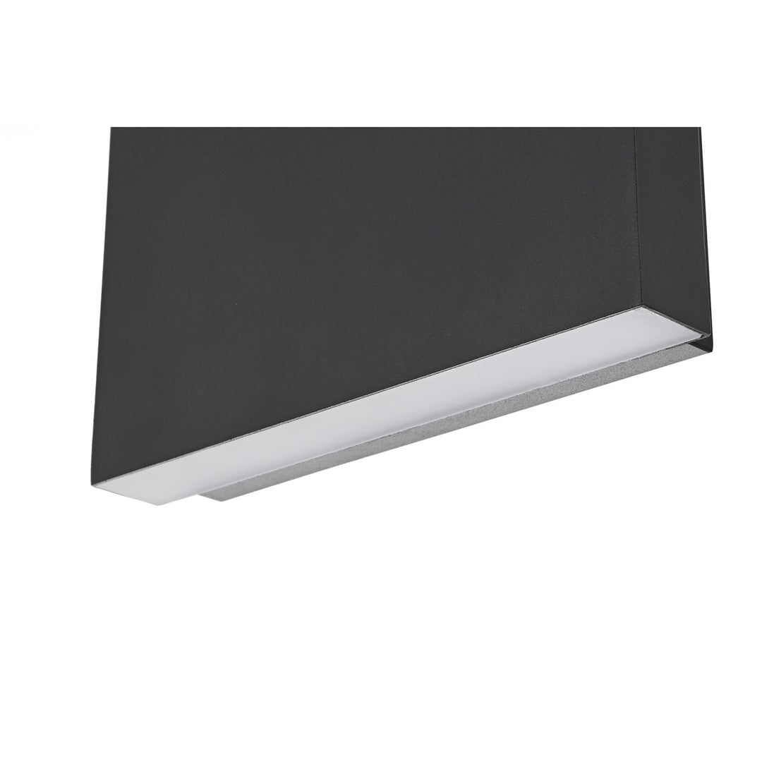 8.5 Inch Outdoor Wall Sconce In Black - View 5 - Joshua Marshal
