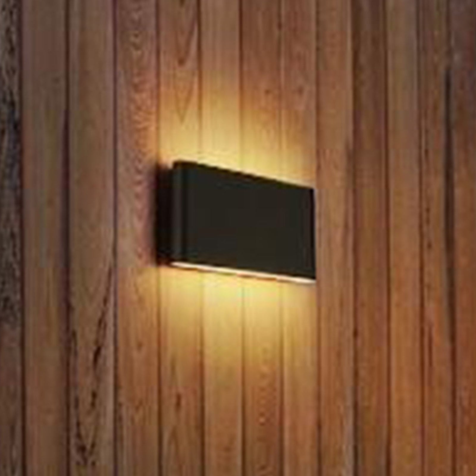 6 Inch Outdoor Wall Sconce In Black Black Finish - LIGHTING by Joshua Marshal