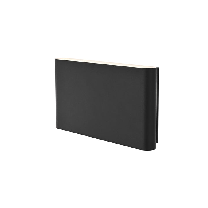 6 Inch Outdoor Wall Sconce In Black - View 3 - Joshua Marshal