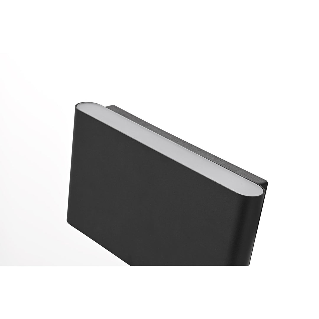 6 Inch Outdoor Wall Sconce In Black - View 4 - Joshua Marshal