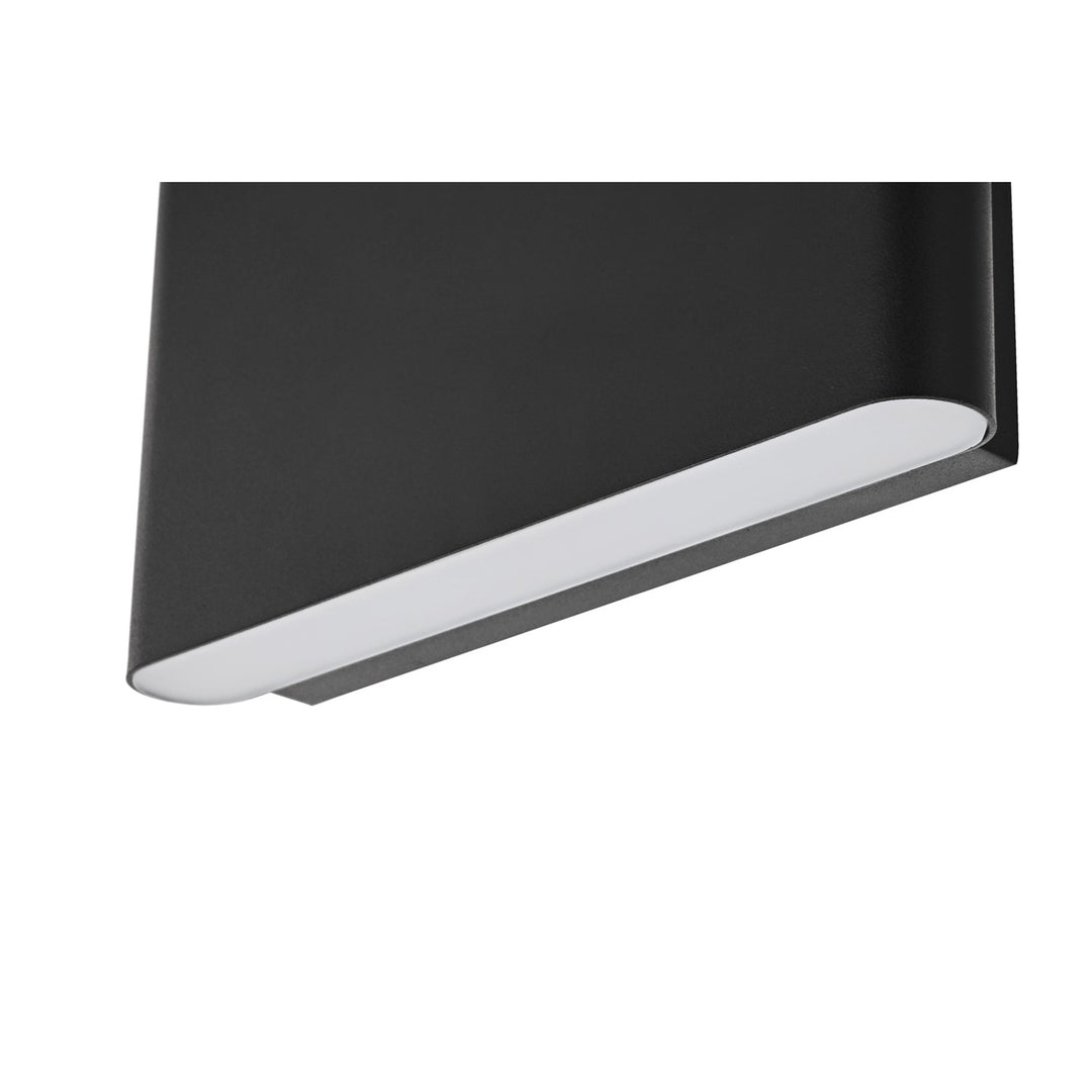 6 Inch Outdoor Wall Sconce In Black - View 5 - Joshua Marshal