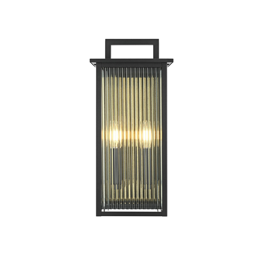 8.5 Inch Outdoor Wall Sconce In Black - View 4 - Joshua Marshal
