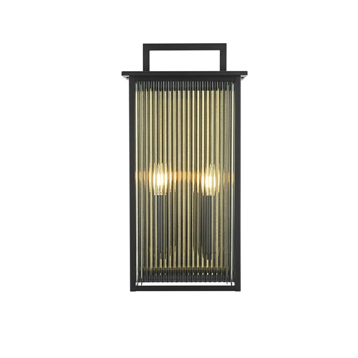 11.5 Inch Outdoor Wall Sconce In Black - View 3 - Joshua Marshal