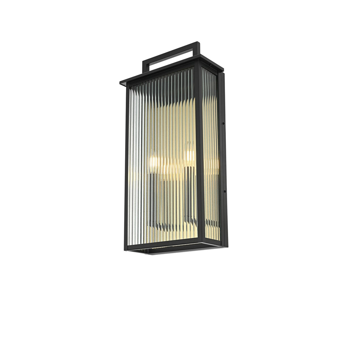 11.5 Inch Outdoor Wall Sconce In Black - View 4 - Joshua Marshal