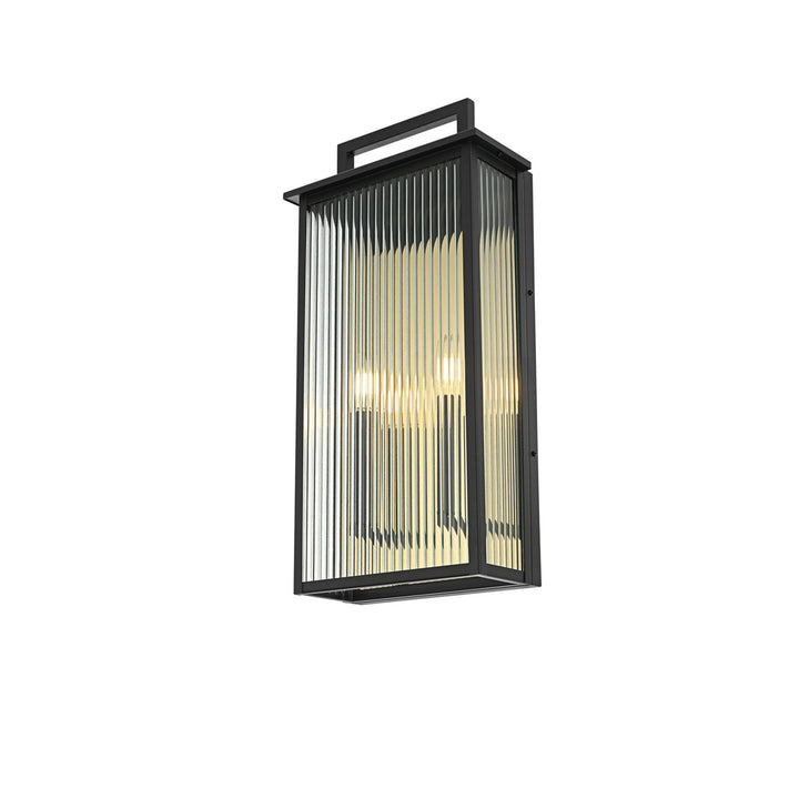 11.5 Inch Outdoor Wall Sconce In Black - View 4 - Joshua Marshal