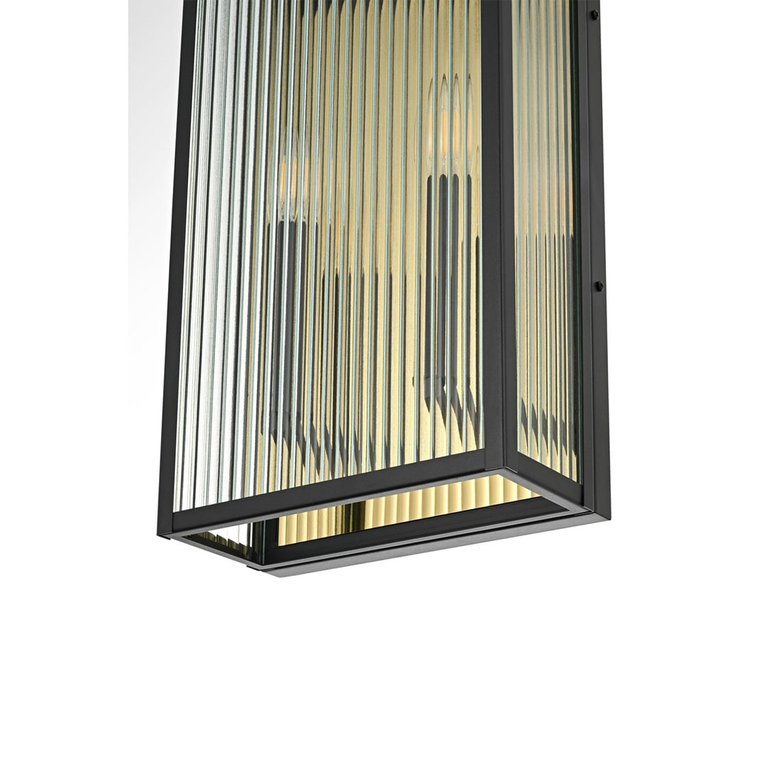 11.5 Inch Outdoor Wall Sconce In Black - View 6 - Joshua Marshal