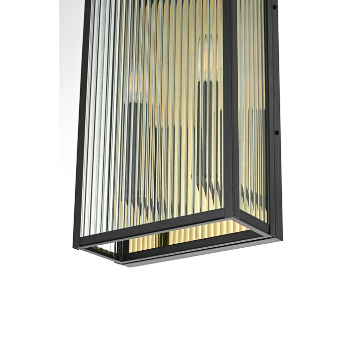 11.5 Inch Outdoor Wall Sconce In Black - View 6 - Joshua Marshal