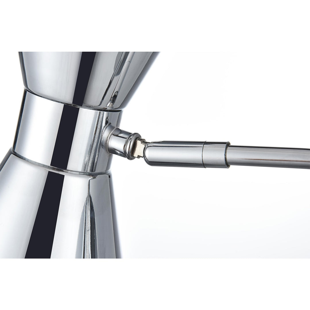 6 Inch Wall Sconce In Chrome - View 5 - Joshua Marshal