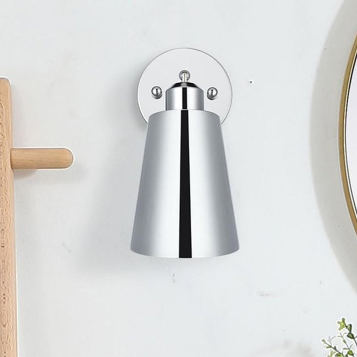 5 Inch Wall Sconce In Chrome Chrome Finish - LIGHTING by Joshua Marshal