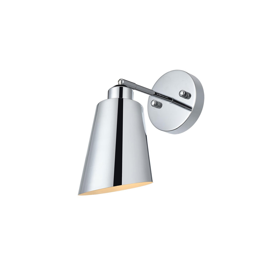 5 Inch Wall Sconce In Chrome - View 3 - Joshua Marshal