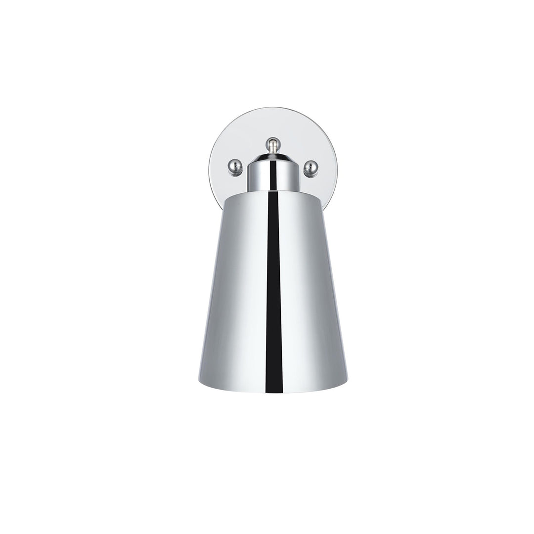 5 Inch Wall Sconce In Chrome - View 4 - Joshua Marshal