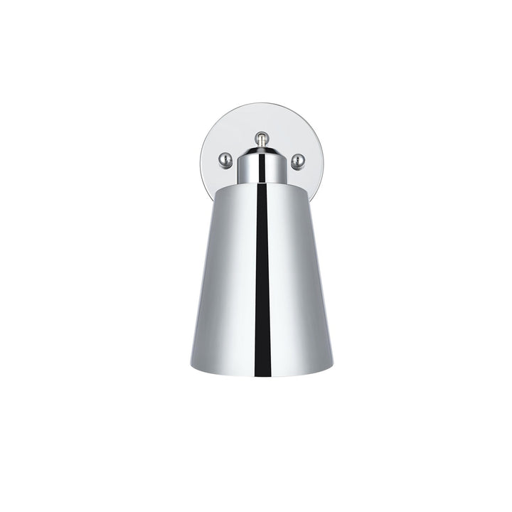 5 Inch Wall Sconce In Chrome - View 4 - Joshua Marshal