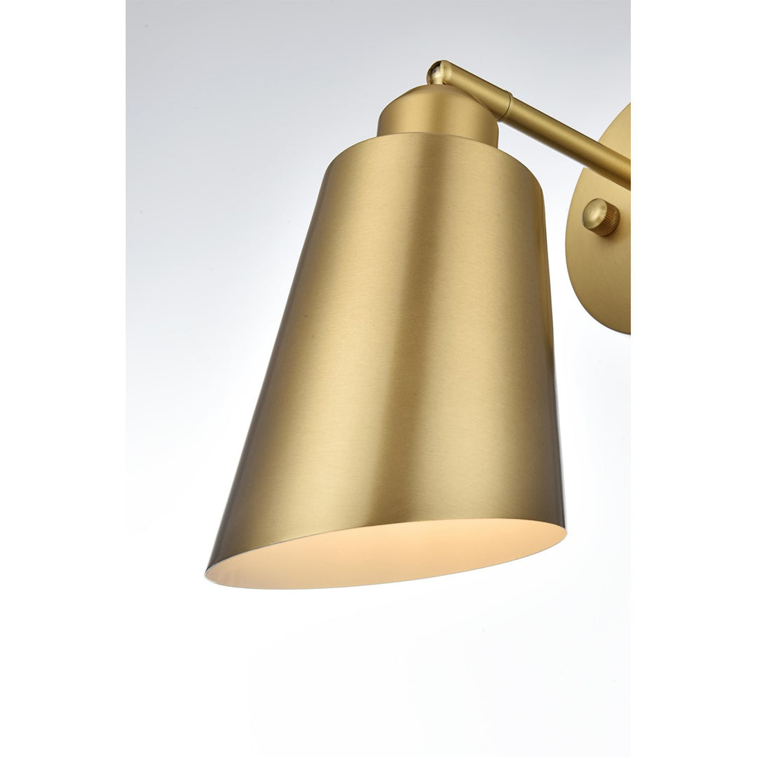 5 Inch Wall Sconce In Satin Gold - View 5 - Joshua Marshal