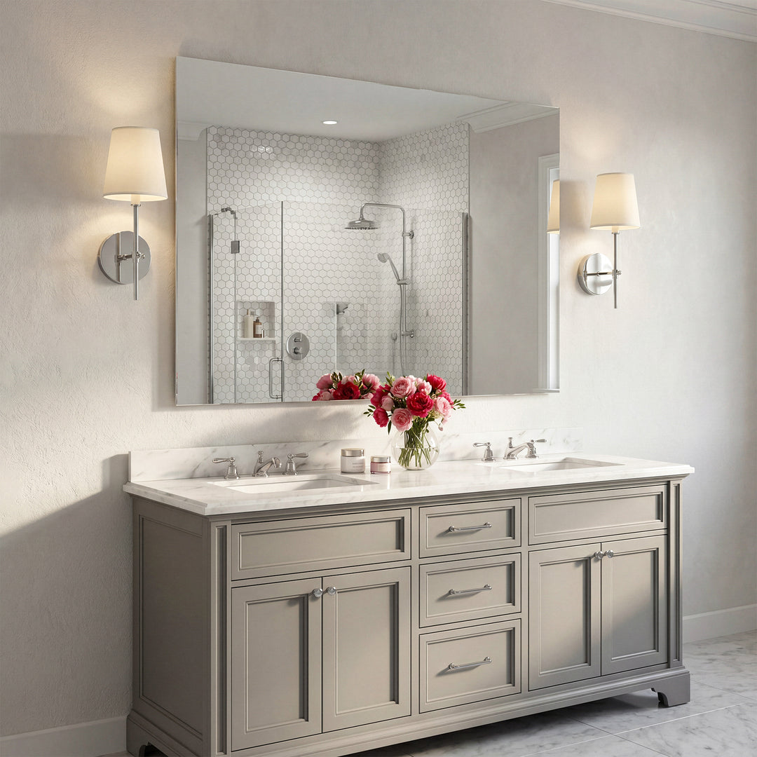5.5 Inch Wall Sconce In Chrome - View 2 - Joshua Marshal