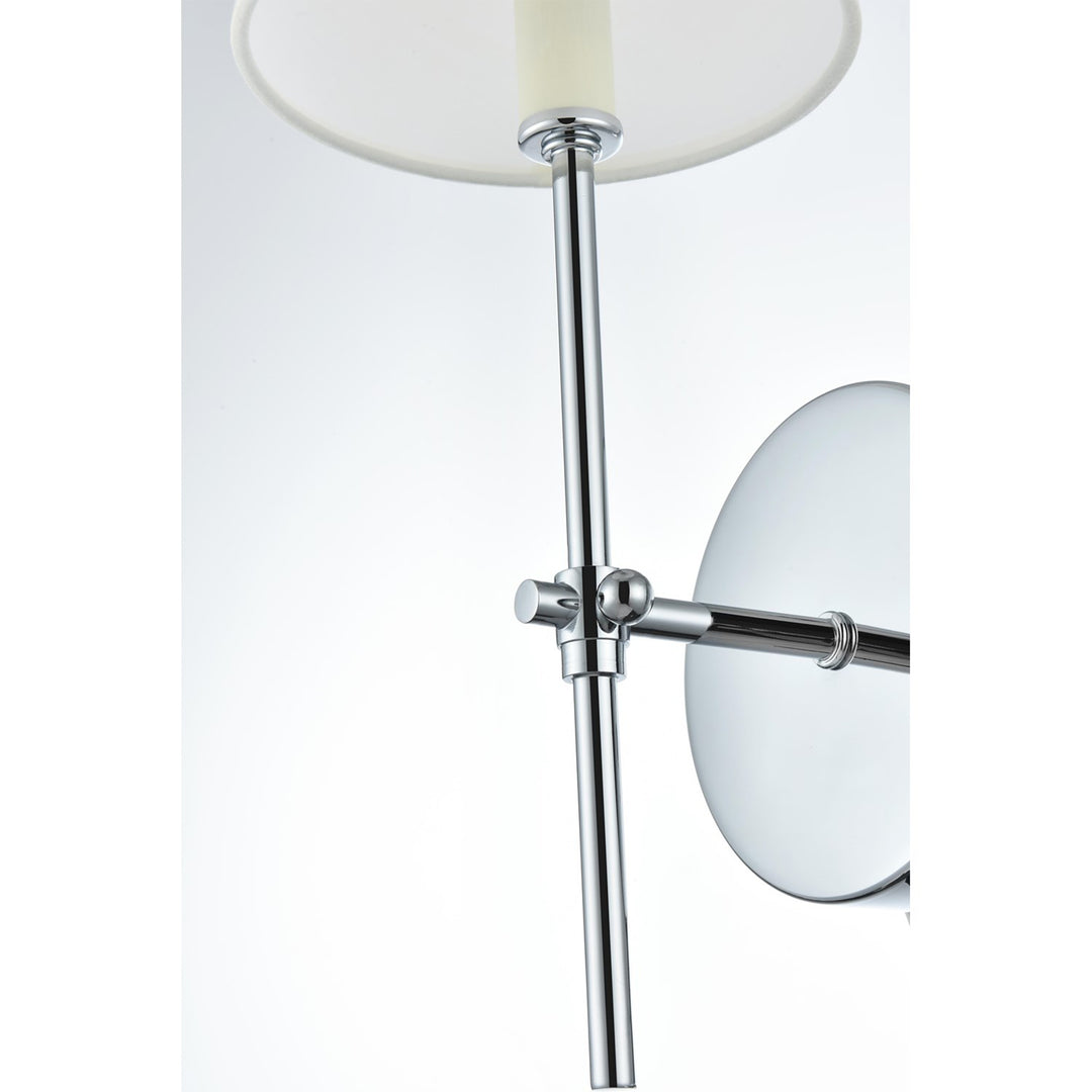 5.5 Inch Wall Sconce In Chrome - View 5 - Joshua Marshal