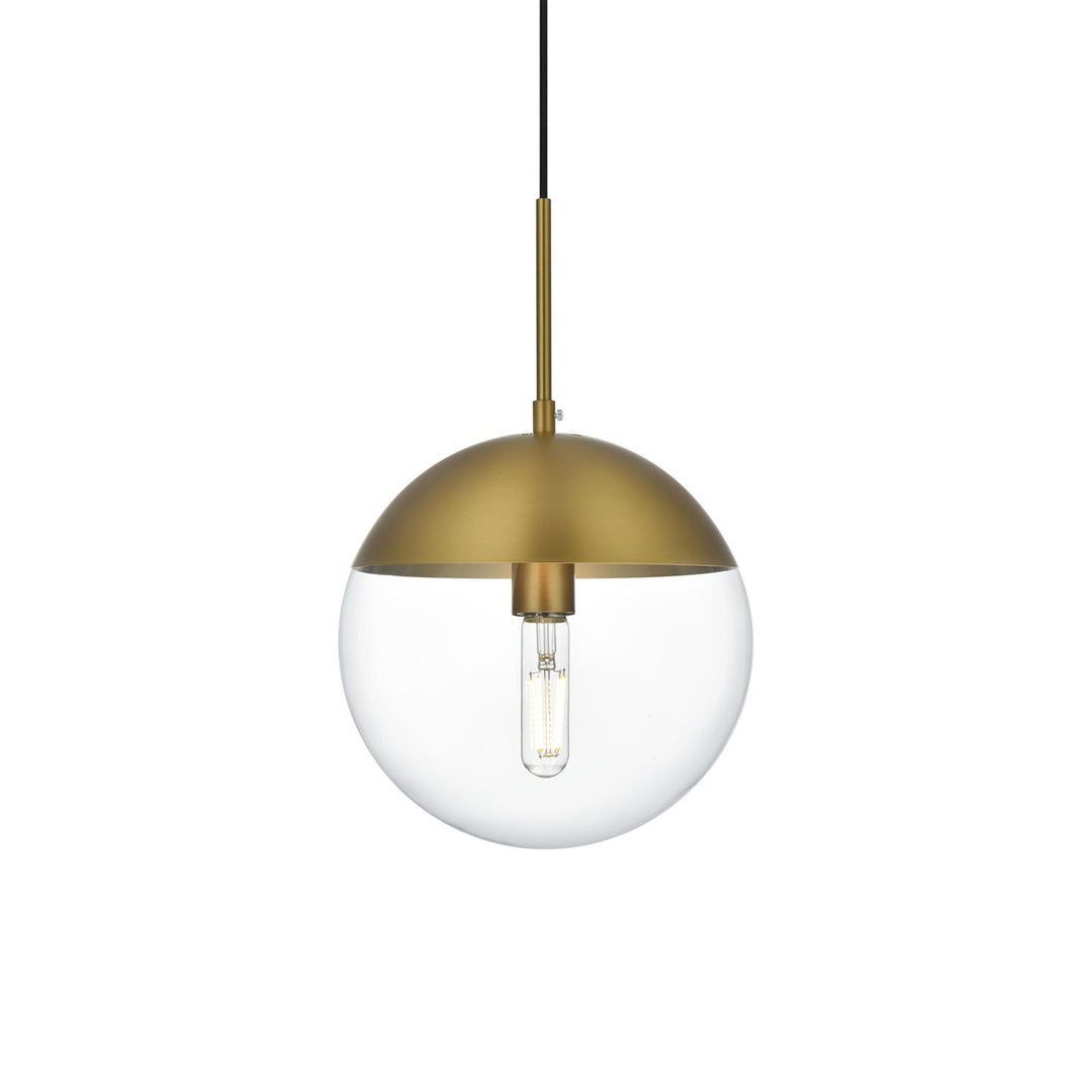 10 Inch Pendant Clear Shade In Chrome - View 4 - Joshua Marshal