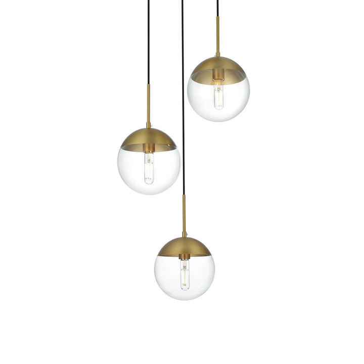 18 Inch Pendant Clear Shade In Chrome - View 4 - Joshua Marshal