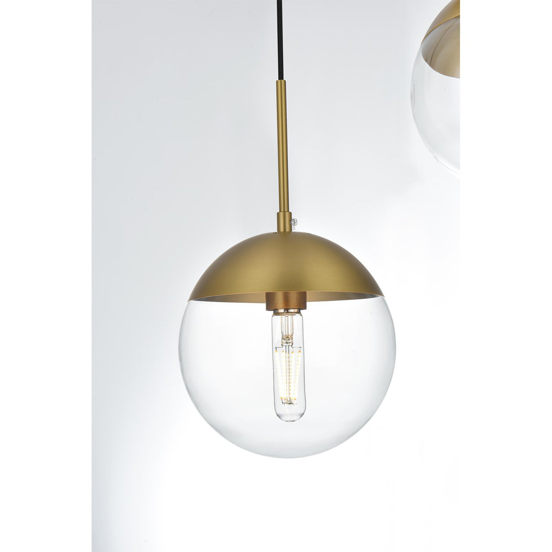 18 Inch Pendant Clear Shade In Chrome - View 5 - Joshua Marshal