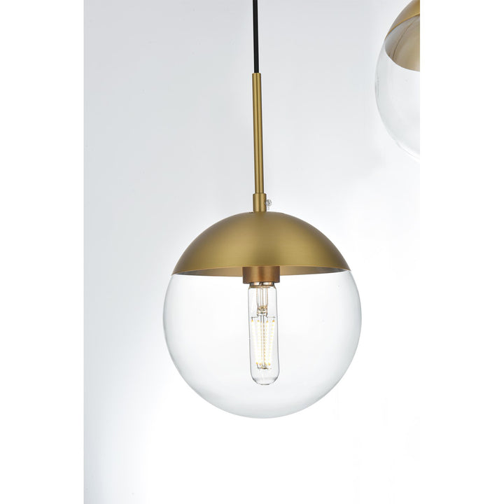 18 Inch Pendant Clear Shade In Chrome - View 5 - Joshua Marshal