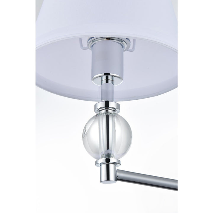 27 Inch Wall Sconce In Chrome - View 5 - Joshua Marshal