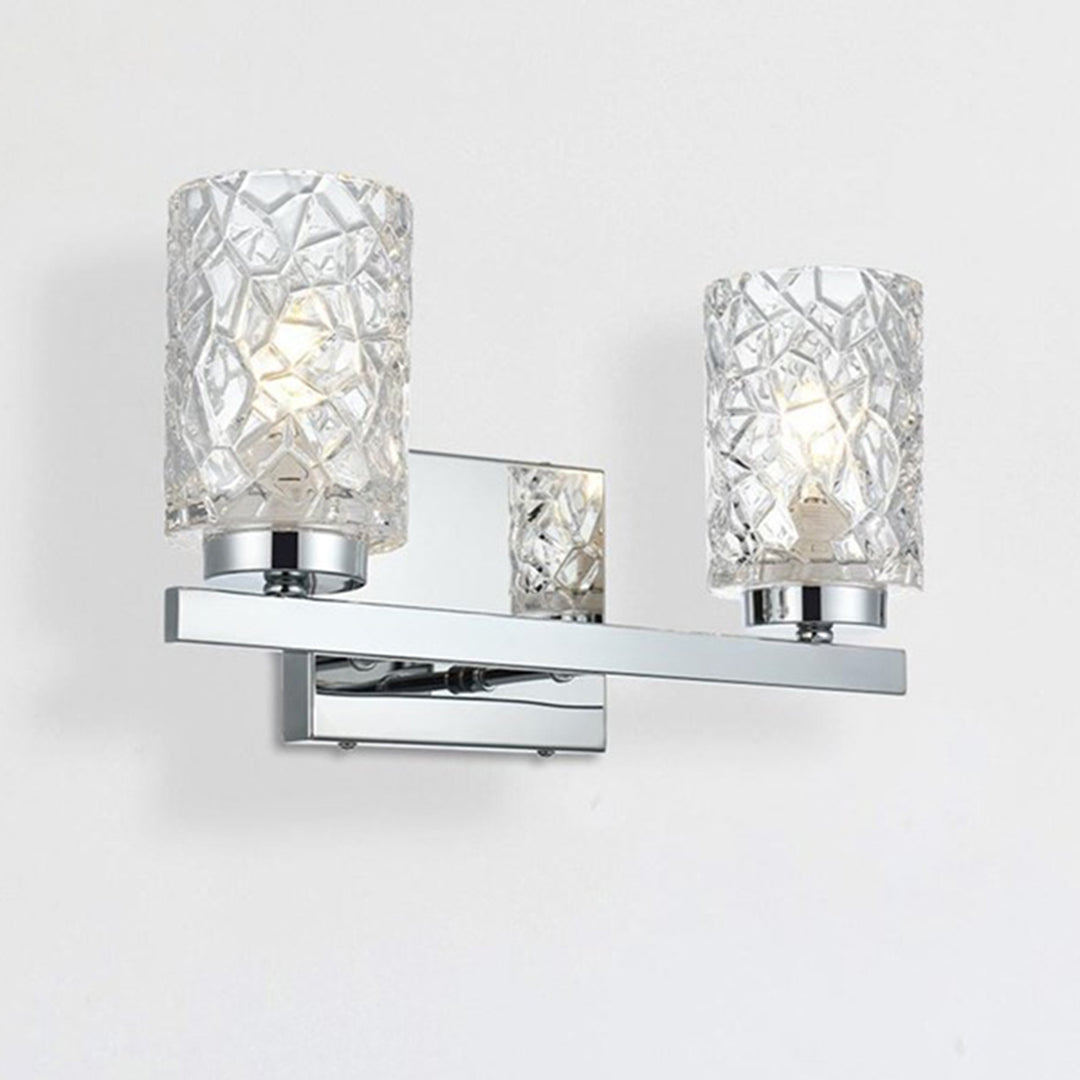 14 Inch Wall Sconce In Chrome Chrome And Clear Finish - LIGHTING by Joshua Marshal