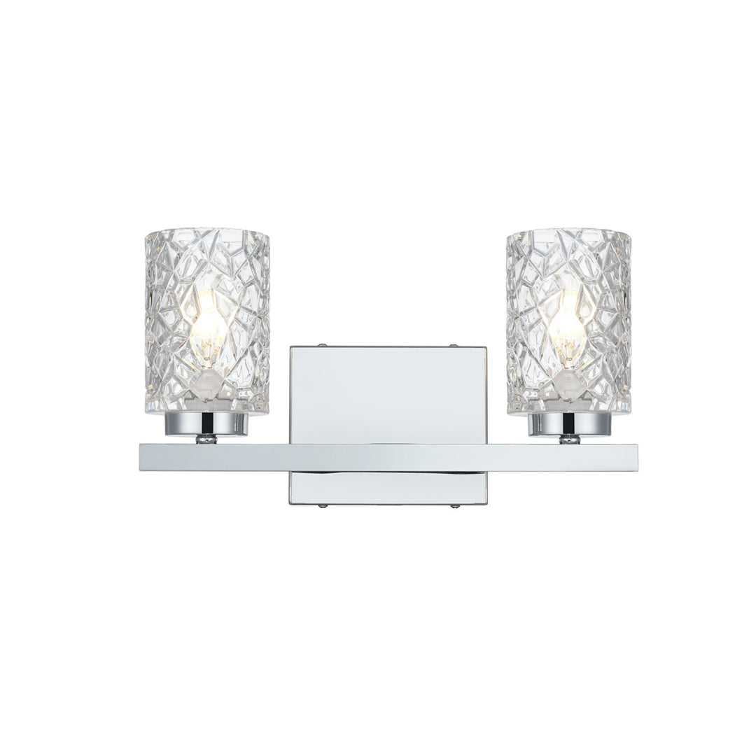 14 Inch Wall Sconce In Chrome - View 3 - Joshua Marshal