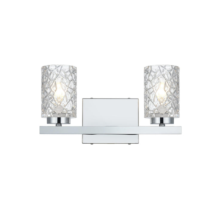 14 Inch Wall Sconce In Chrome - View 3 - Joshua Marshal