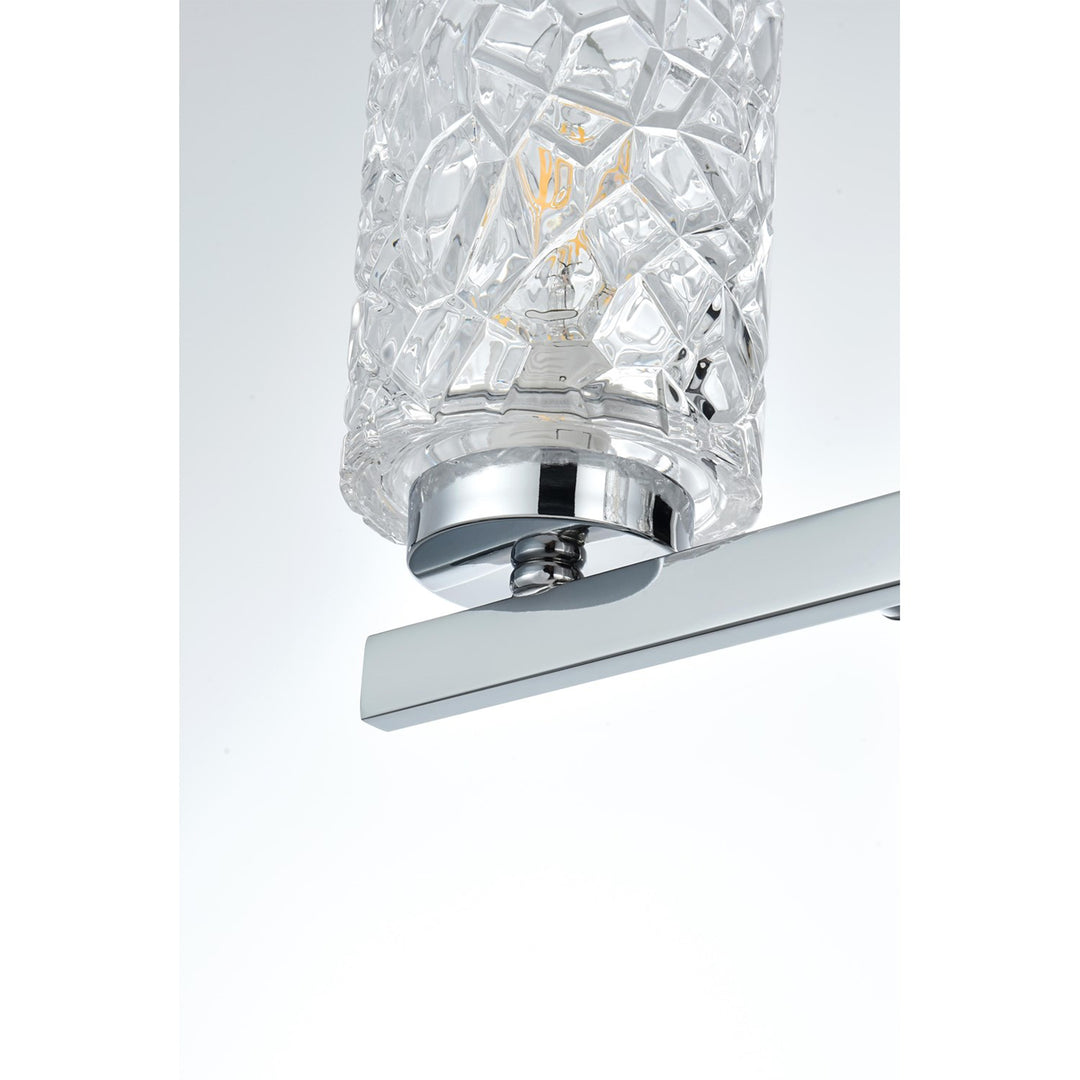 14 Inch Wall Sconce In Chrome - View 5 - Joshua Marshal