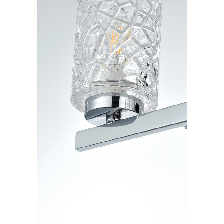 14 Inch Wall Sconce In Chrome - View 5 - Joshua Marshal