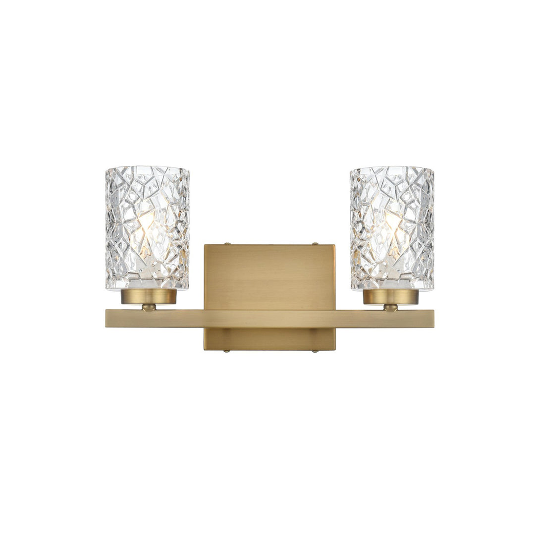 14 Inch Wall Sconce In Satin Gold - View 3 - Joshua Marshal