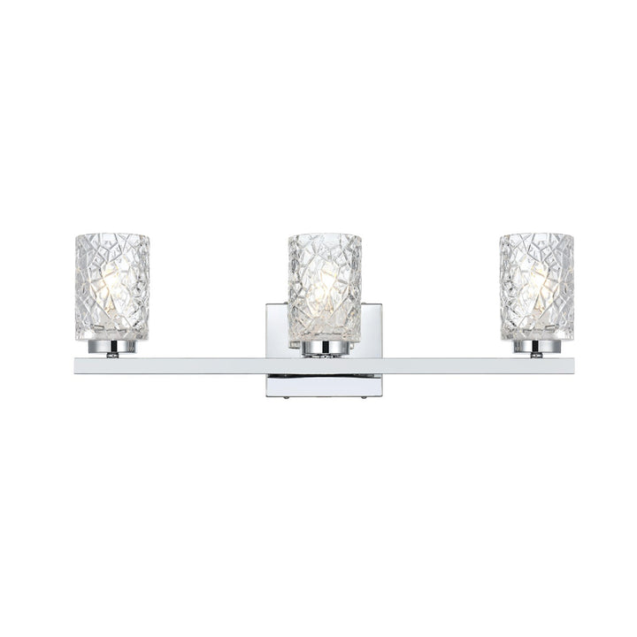 24 Inch Wall Sconce In Chrome - View 3 - Joshua Marshal