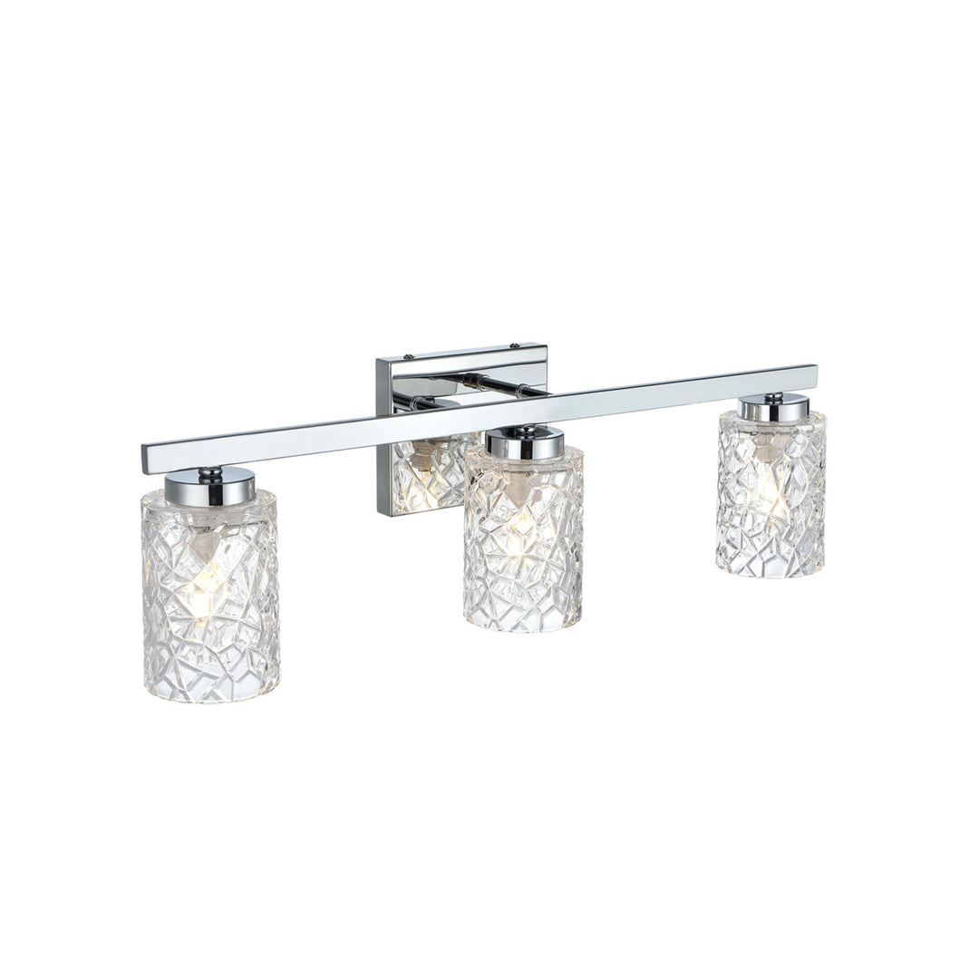 24 Inch Wall Sconce In Chrome - View 5 - Joshua Marshal