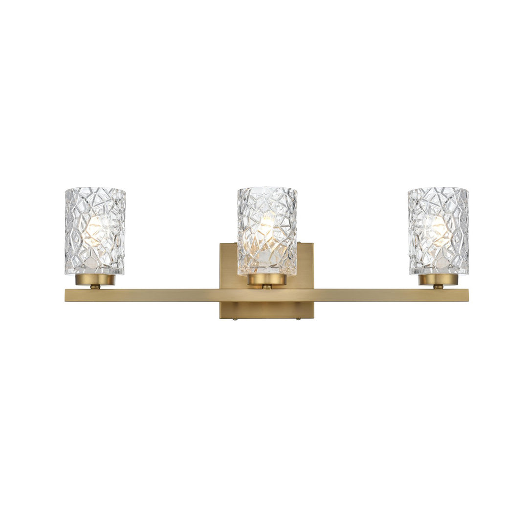 24 Inch Wall Sconce In Satin Gold - View 3 - Joshua Marshal