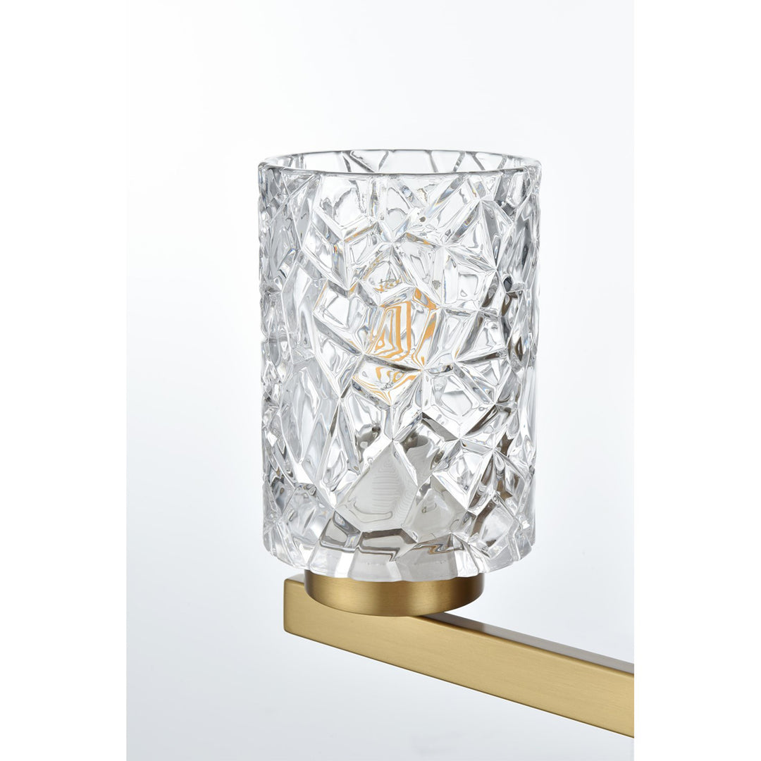 24 Inch Wall Sconce In Satin Gold - View 5 - Joshua Marshal
