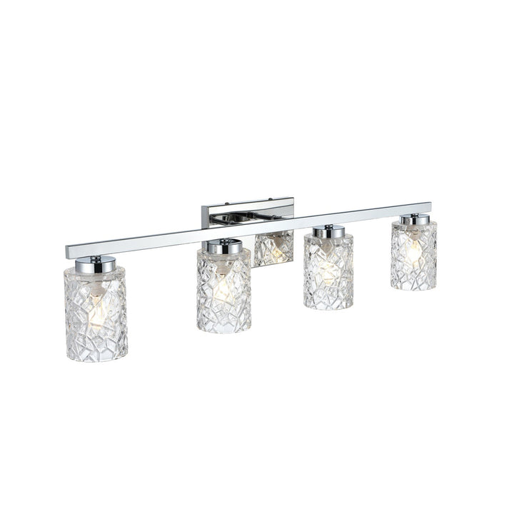 31 Inch Wall Sconce In Chrome - View 4 - Joshua Marshal