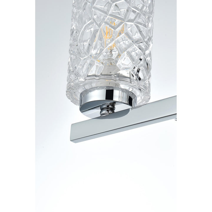31 Inch Wall Sconce In Chrome - View 5 - Joshua Marshal