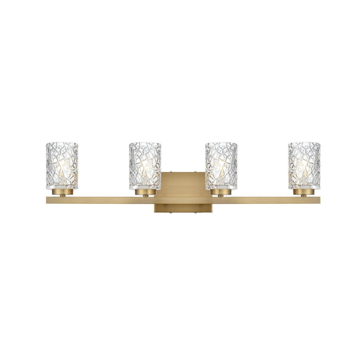 31 Inch Wall Sconce In Satin Gold - View 3 - Joshua Marshal