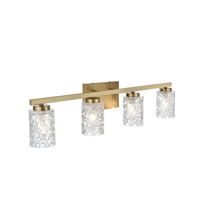 31 Inch Wall Sconce In Satin Gold - View 4 - Joshua Marshal