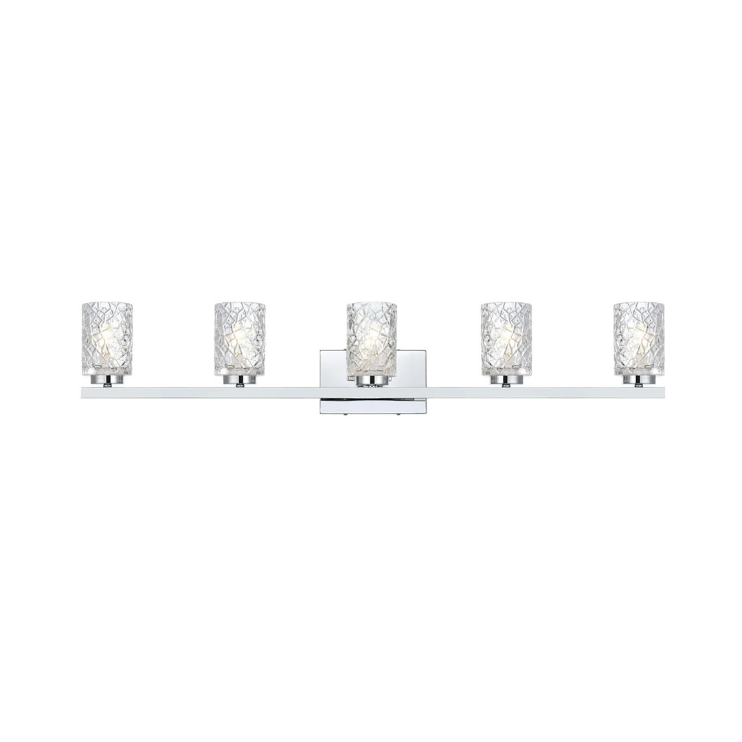 41 Inch Wall Sconce In Chrome - View 3 - Joshua Marshal