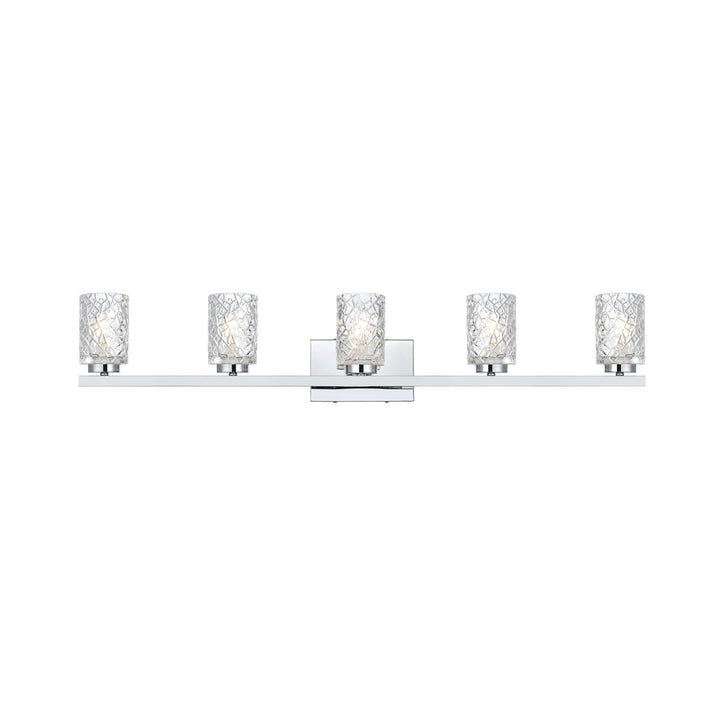 41 Inch Wall Sconce In Chrome - View 3 - Joshua Marshal