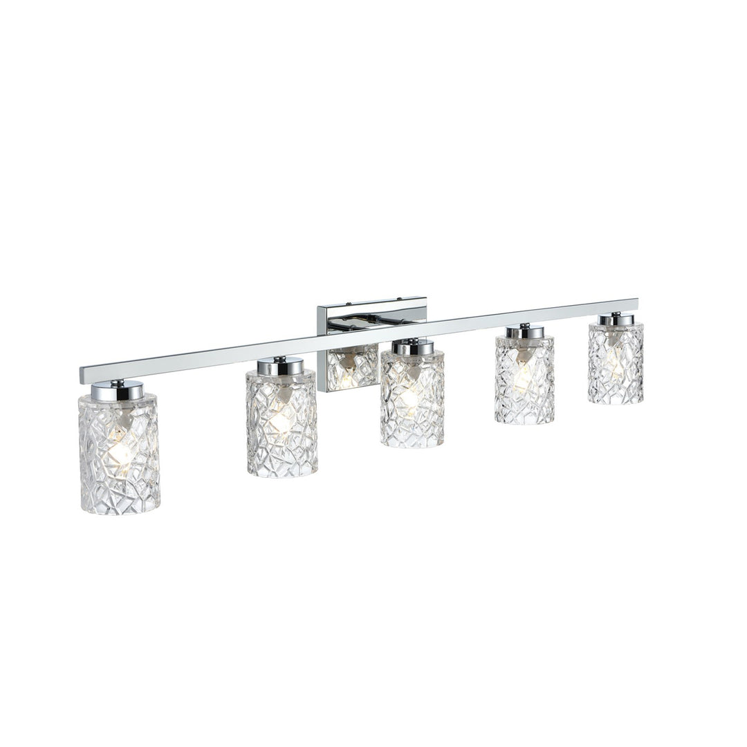 41 Inch Wall Sconce In Chrome - View 4 - Joshua Marshal