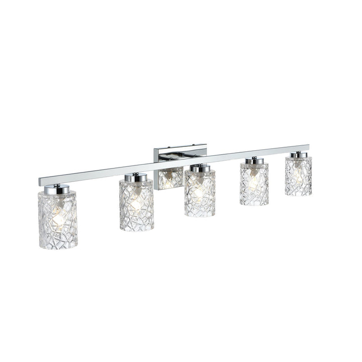 41 Inch Wall Sconce In Chrome - View 4 - Joshua Marshal