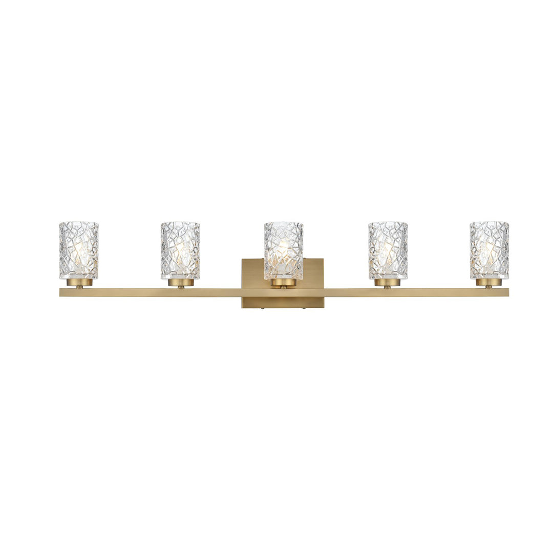 41 Inch Wall Sconce In Satin Gold - View 3 - Joshua Marshal