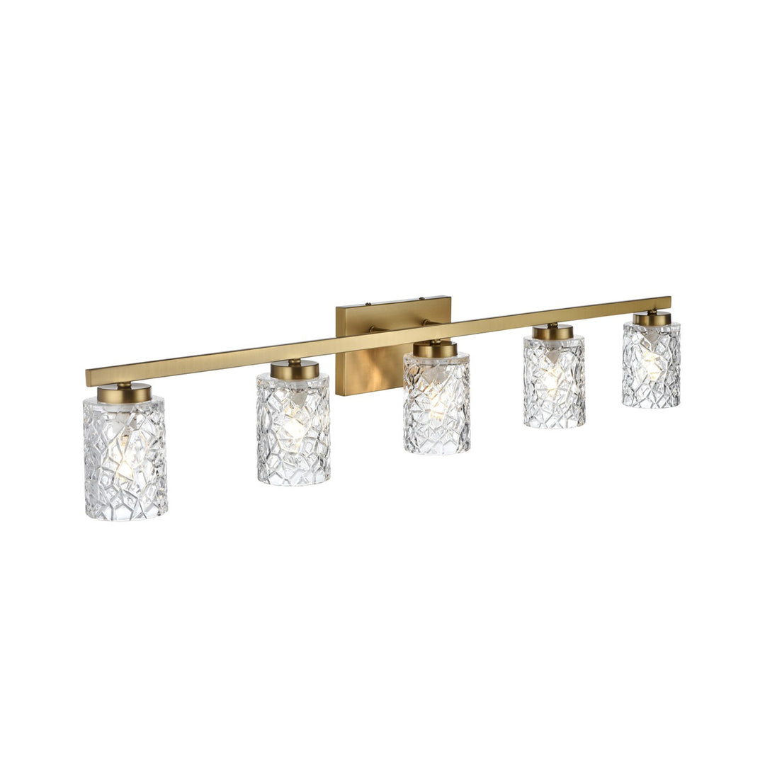 41 Inch Wall Sconce In Satin Gold - View 4 - Joshua Marshal