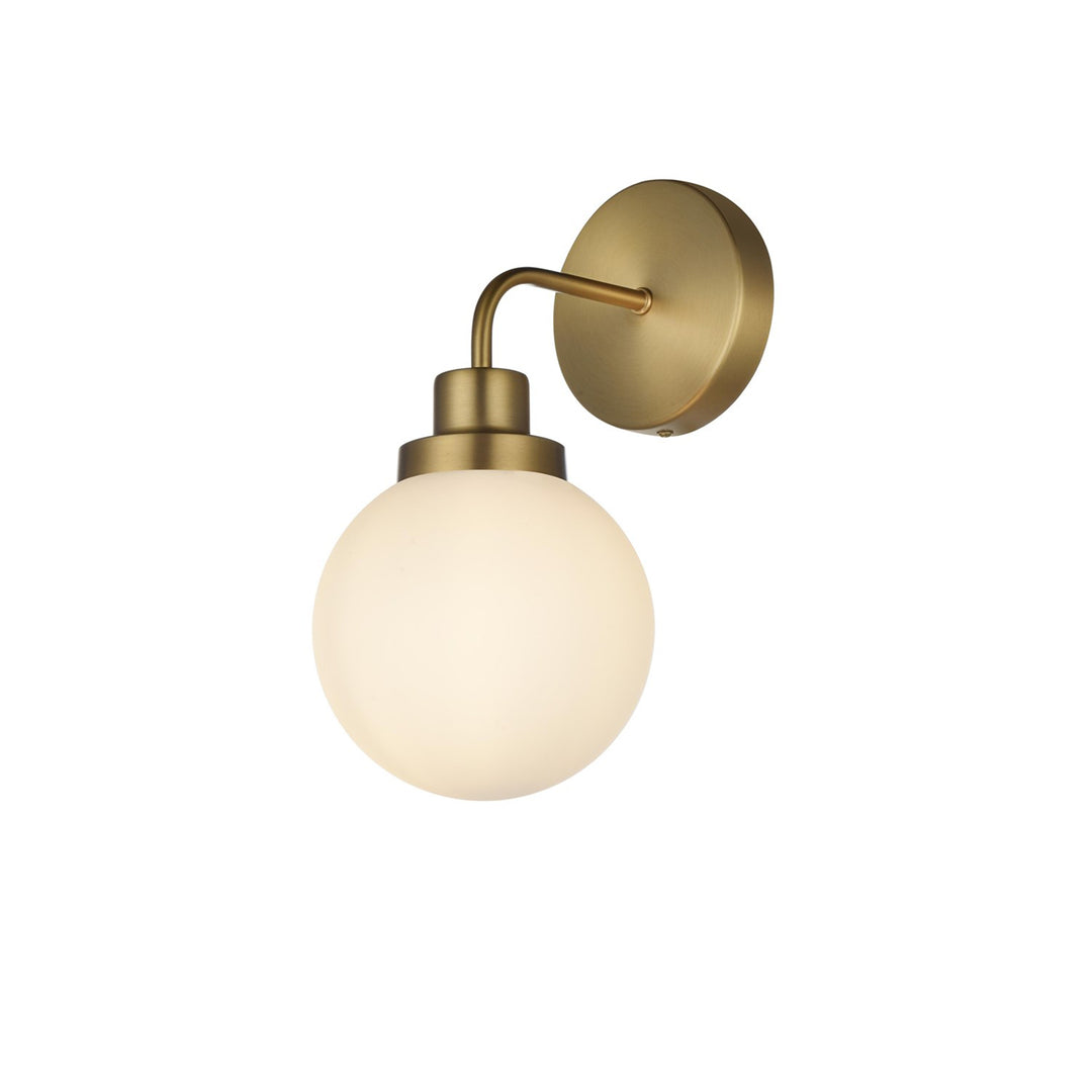 6 Inch Wall Sconce In Satin Gold - View 4 - Joshua Marshal